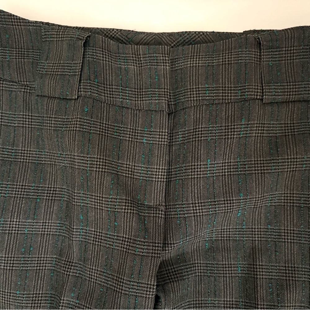 Womyn Gray Plaid Trousers - Picture 8 of 12